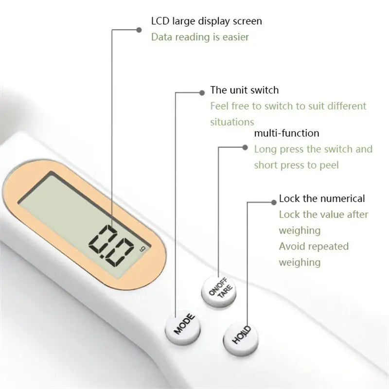 Smart Digital Measuring Spoon – Precision Kitchen Scale ✨