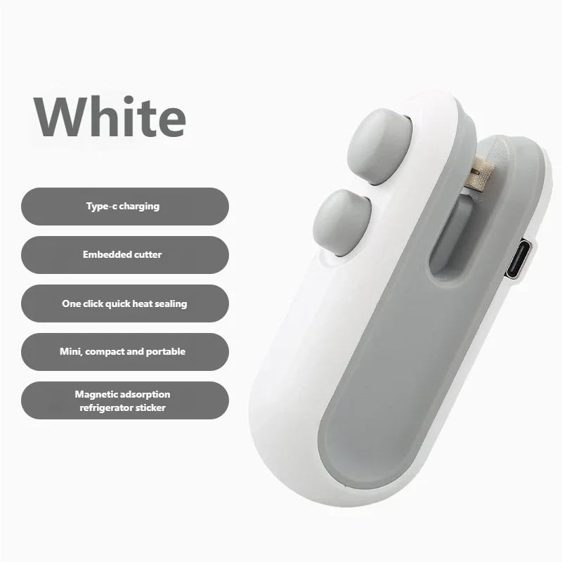2 in 1 Mini bag sealer USB Rechargable