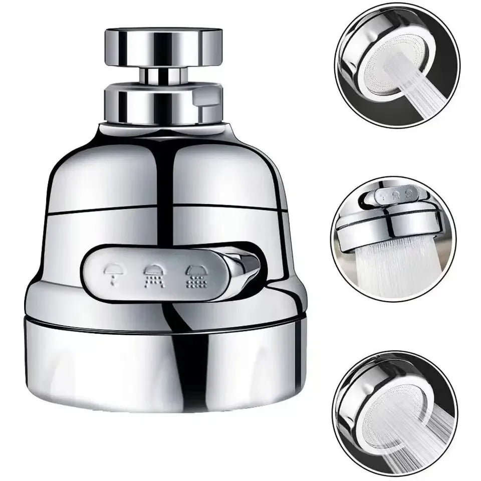 3 Modes Universal Kitchen Faucet Extenders Adapter 360° Rotation Filter Kitchen Gadgets Spray Water Saving Tap Nozzle